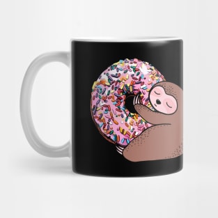 Sloth lover and sweet donuts Mug